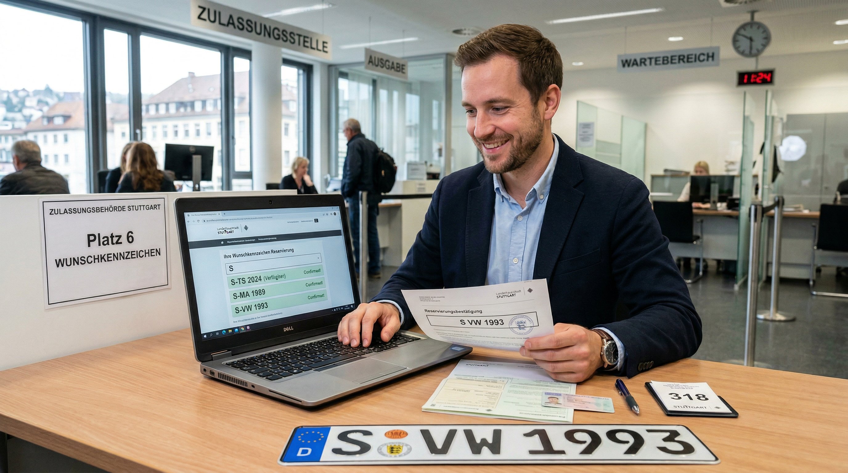 Wunschkennzeichen Stuttgart